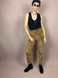 Leatherpants Suede Brown Gr. 36