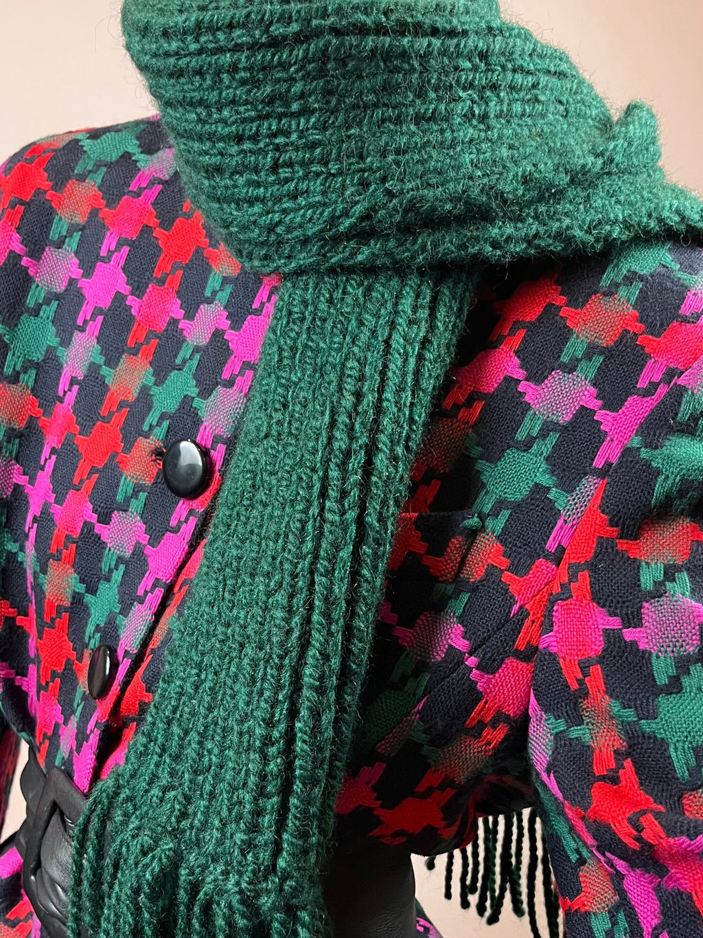 Scarf Wool Dark Green