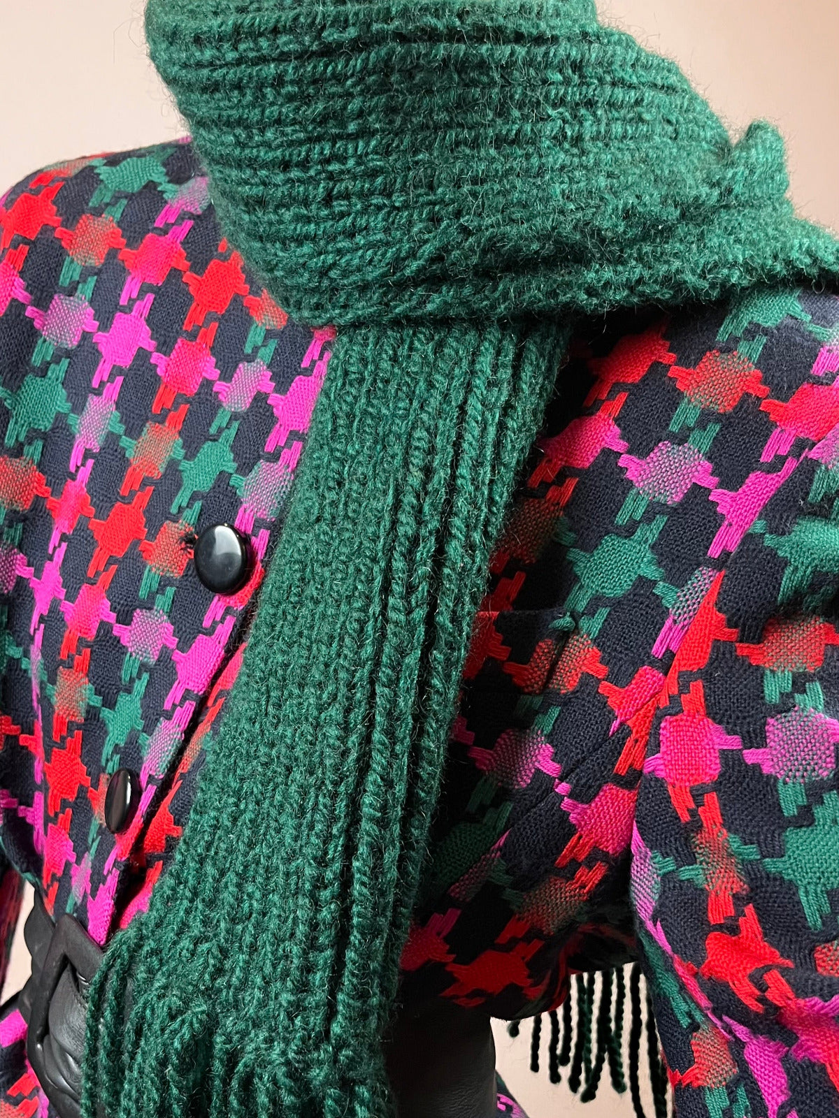 Scarf Wool Dark Green