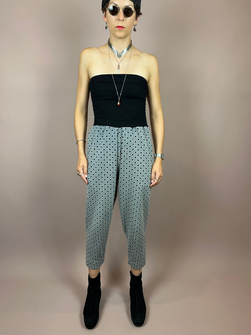 Jumpsuit Black Dots Gr. 36/38