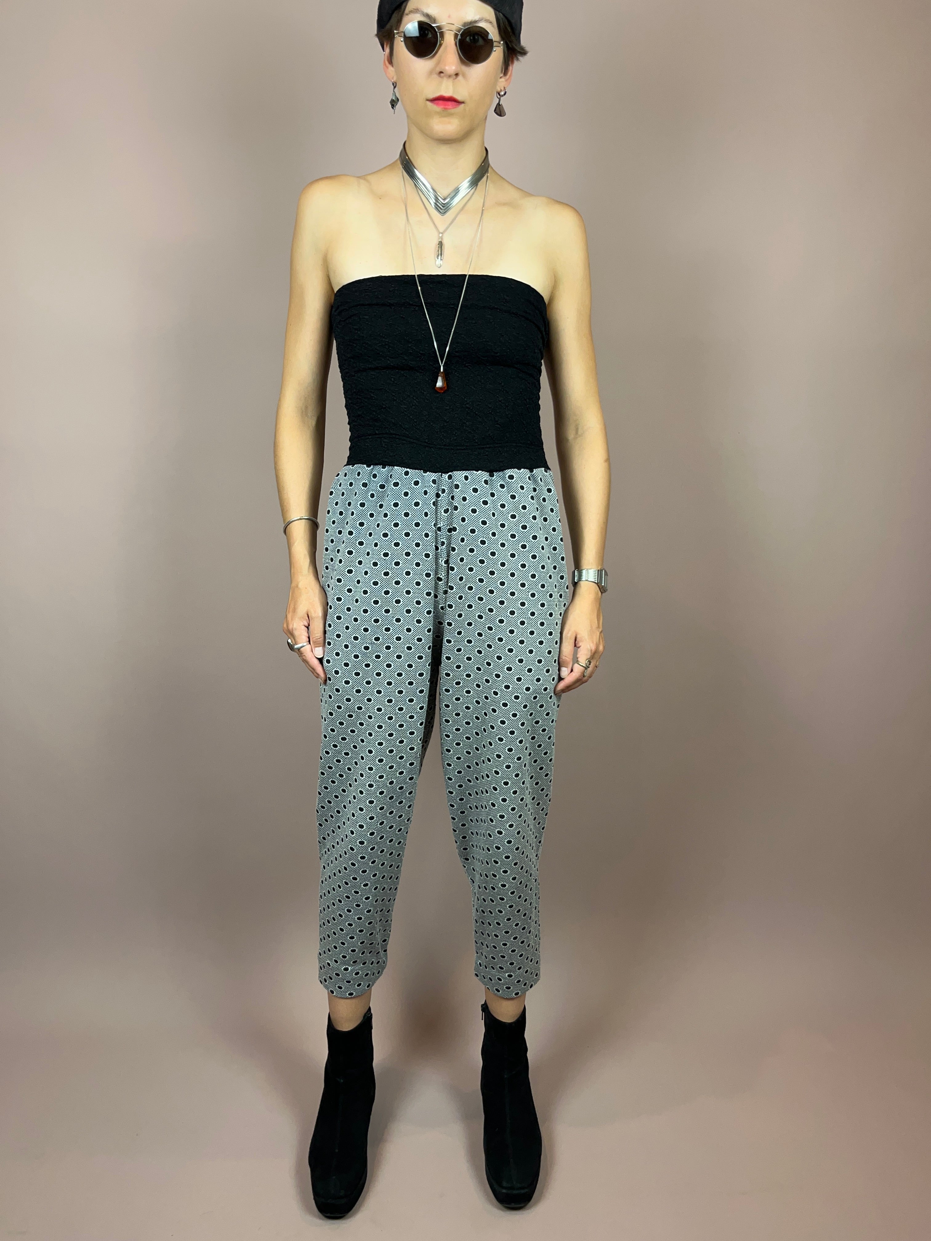 Jumpsuit Black Dots Gr. 36/38