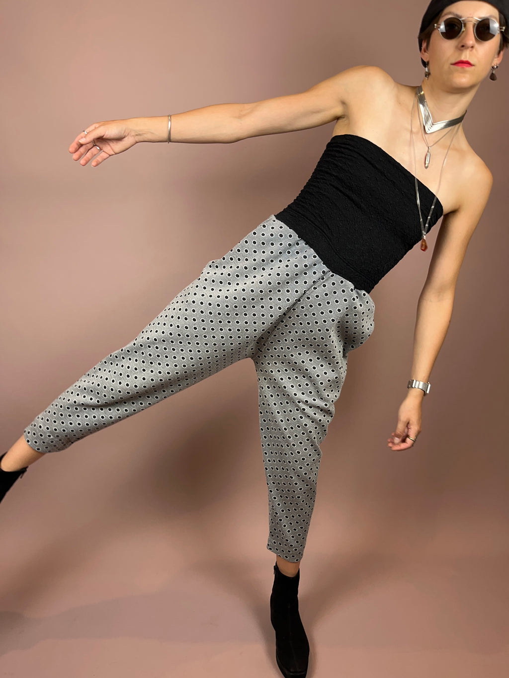 Jumpsuit Black Dots Gr. 36/38