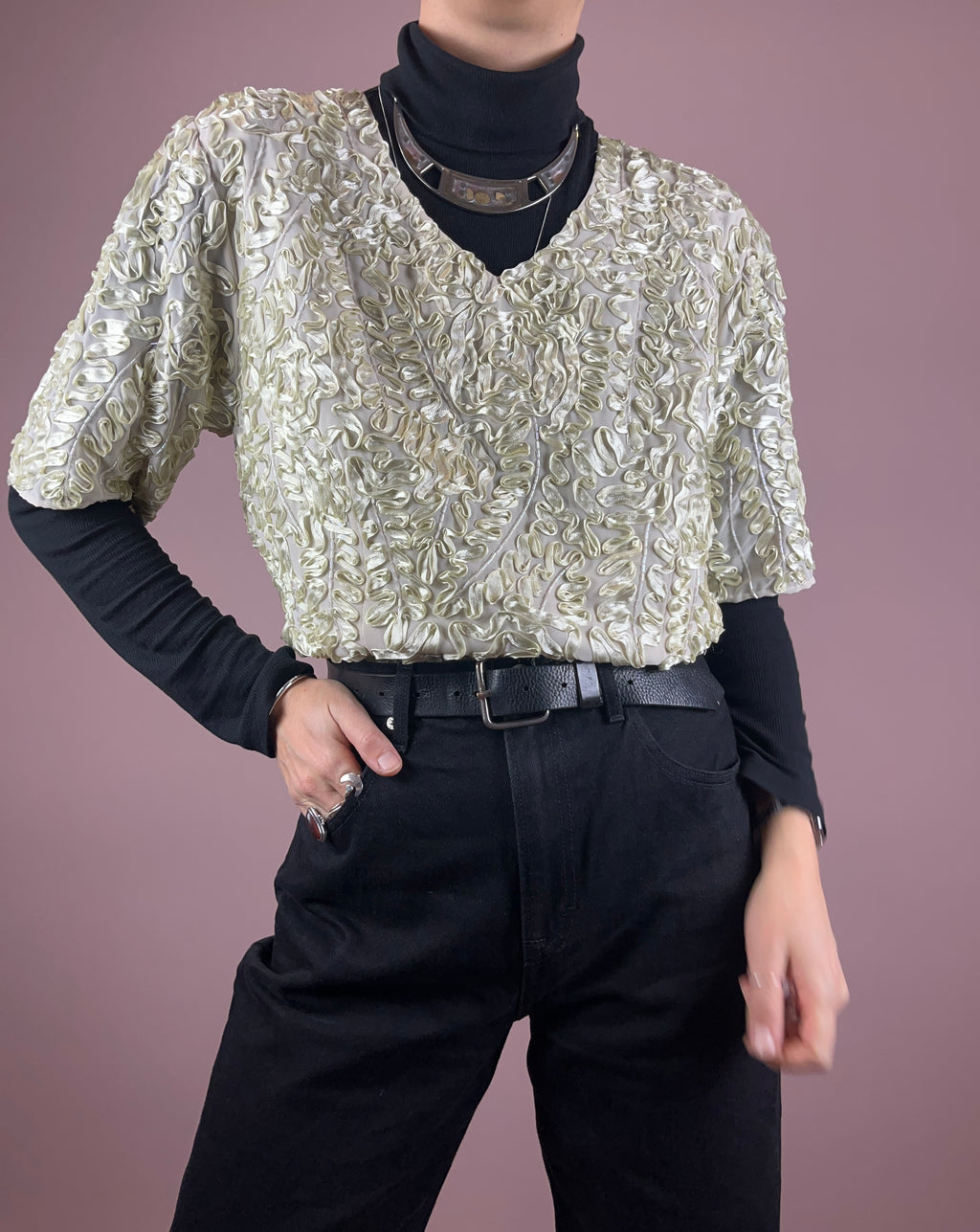 Tshirt Pearls Gr. 42/44