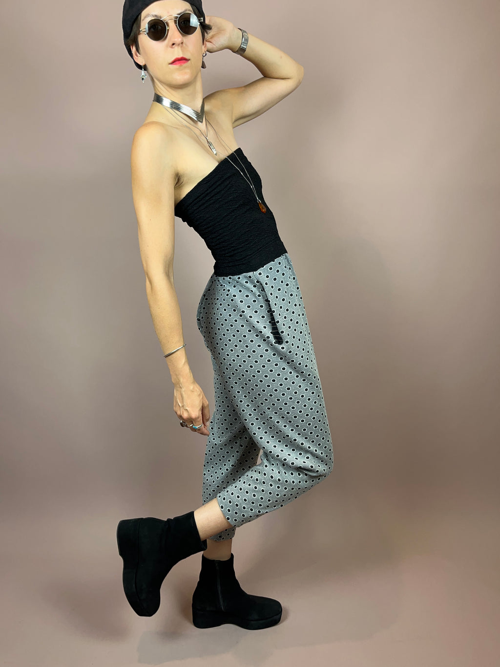 Jumpsuit Black Dots Gr. 36/38