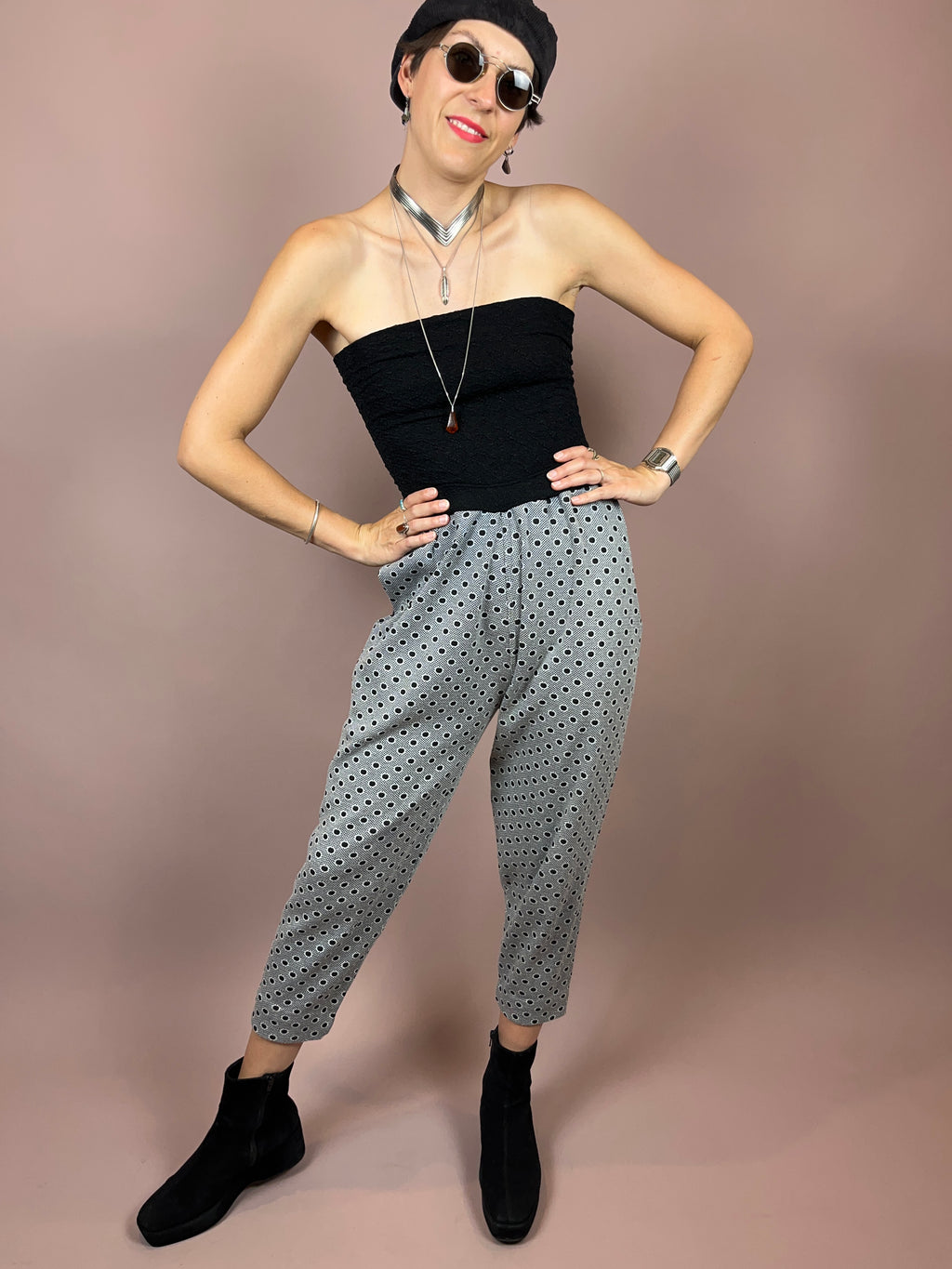 Jumpsuit Black Dots Gr. 36/38