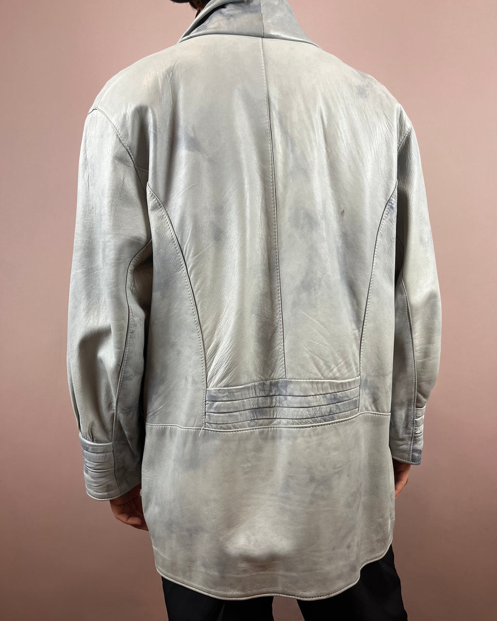 Leatherjacket Grey Batik Gr. 38