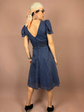 Dress Blue Dots Gr. 38/40
