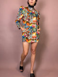Kurzes Kleid mit Taschen Gr. 36