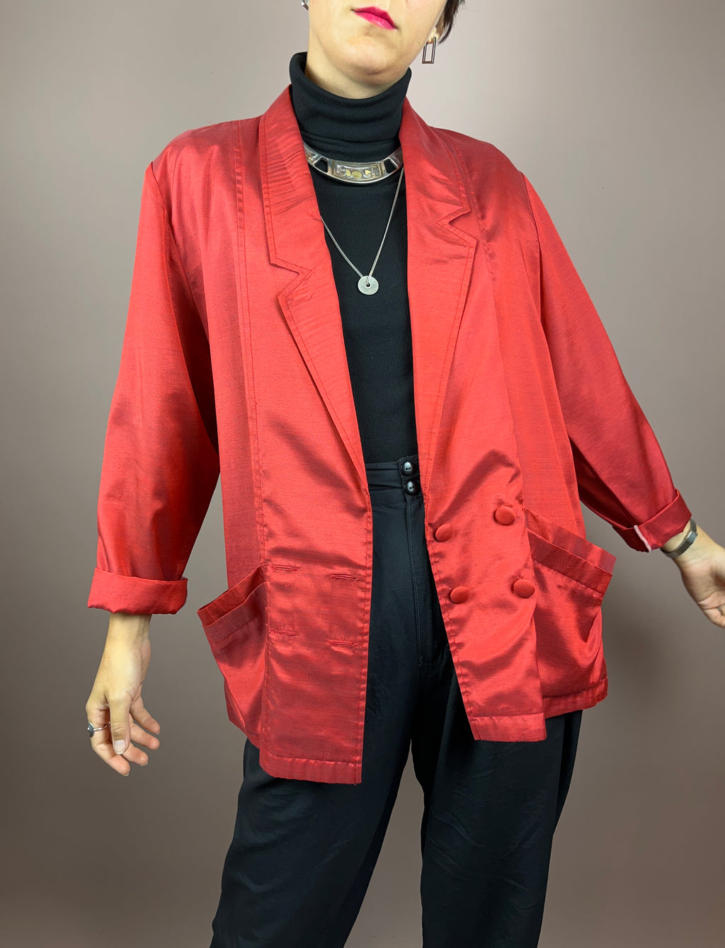 Blazer Shiny Red Gr. 38