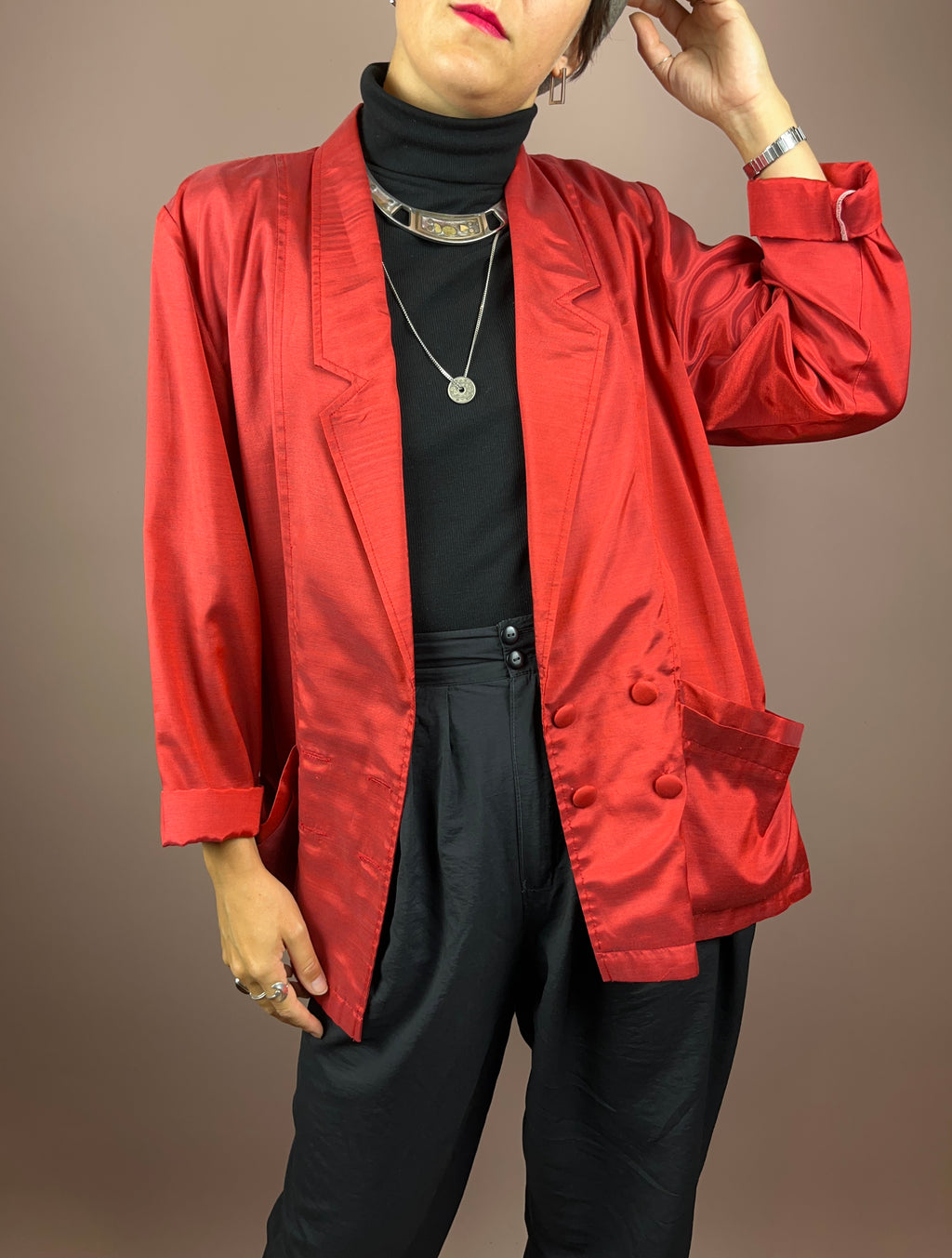 Blazer Shiny Red Gr. 38