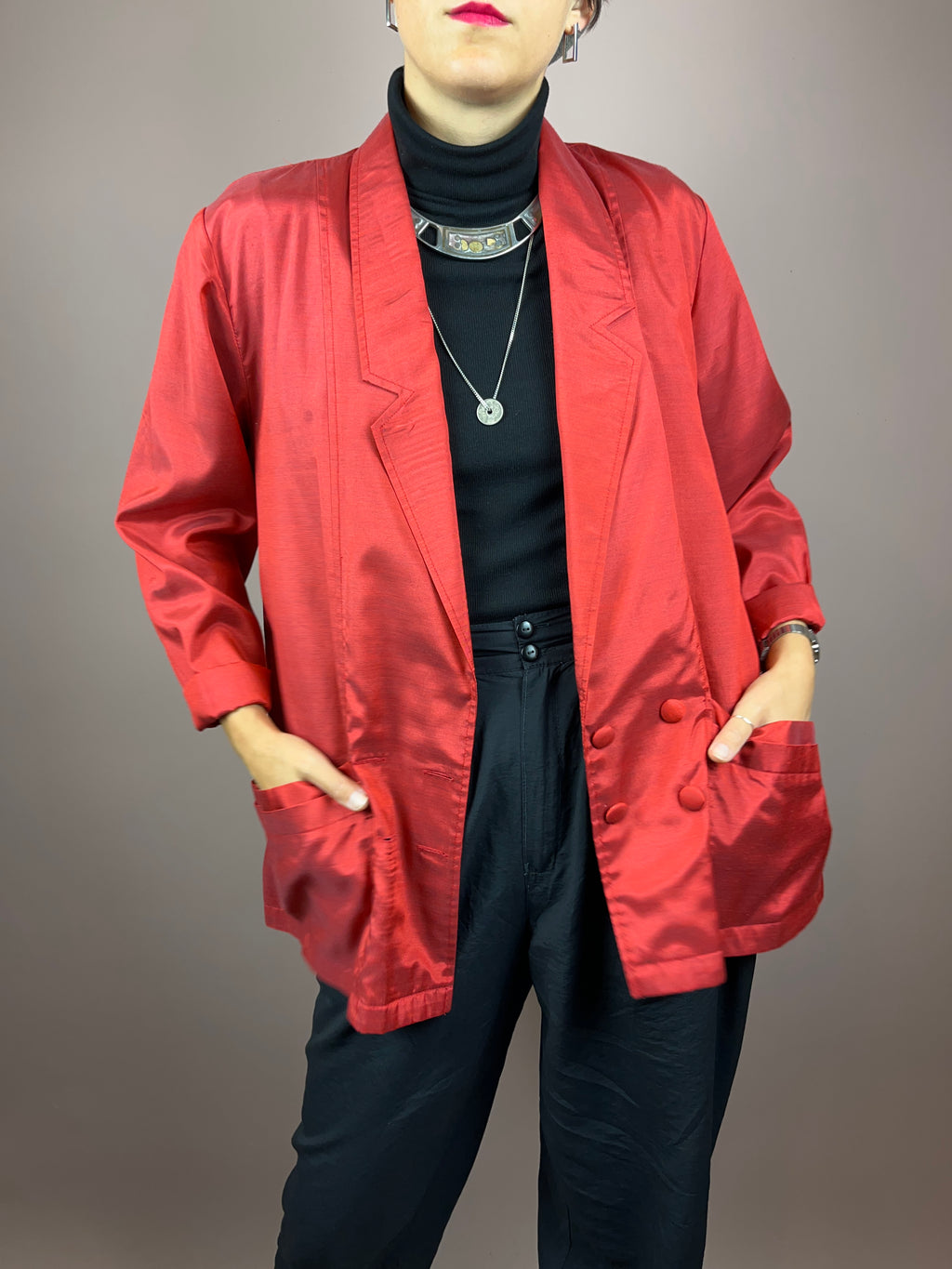 Blazer Shiny Red Gr. 38