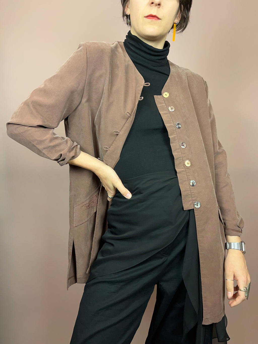 Blazer Mauve Stickerei Gr. 38