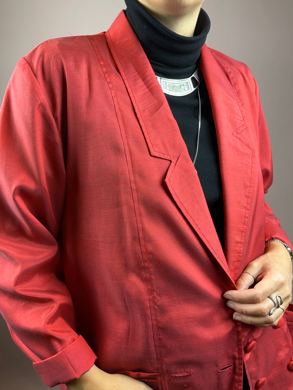 Blazer Shiny Red Gr. 38