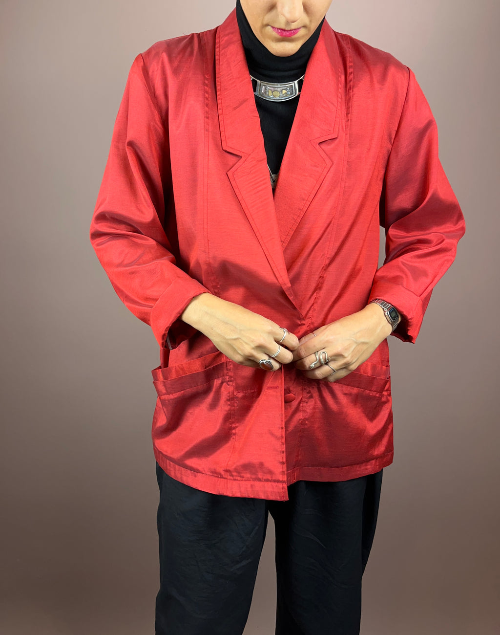 Blazer Shiny Red Gr. 38