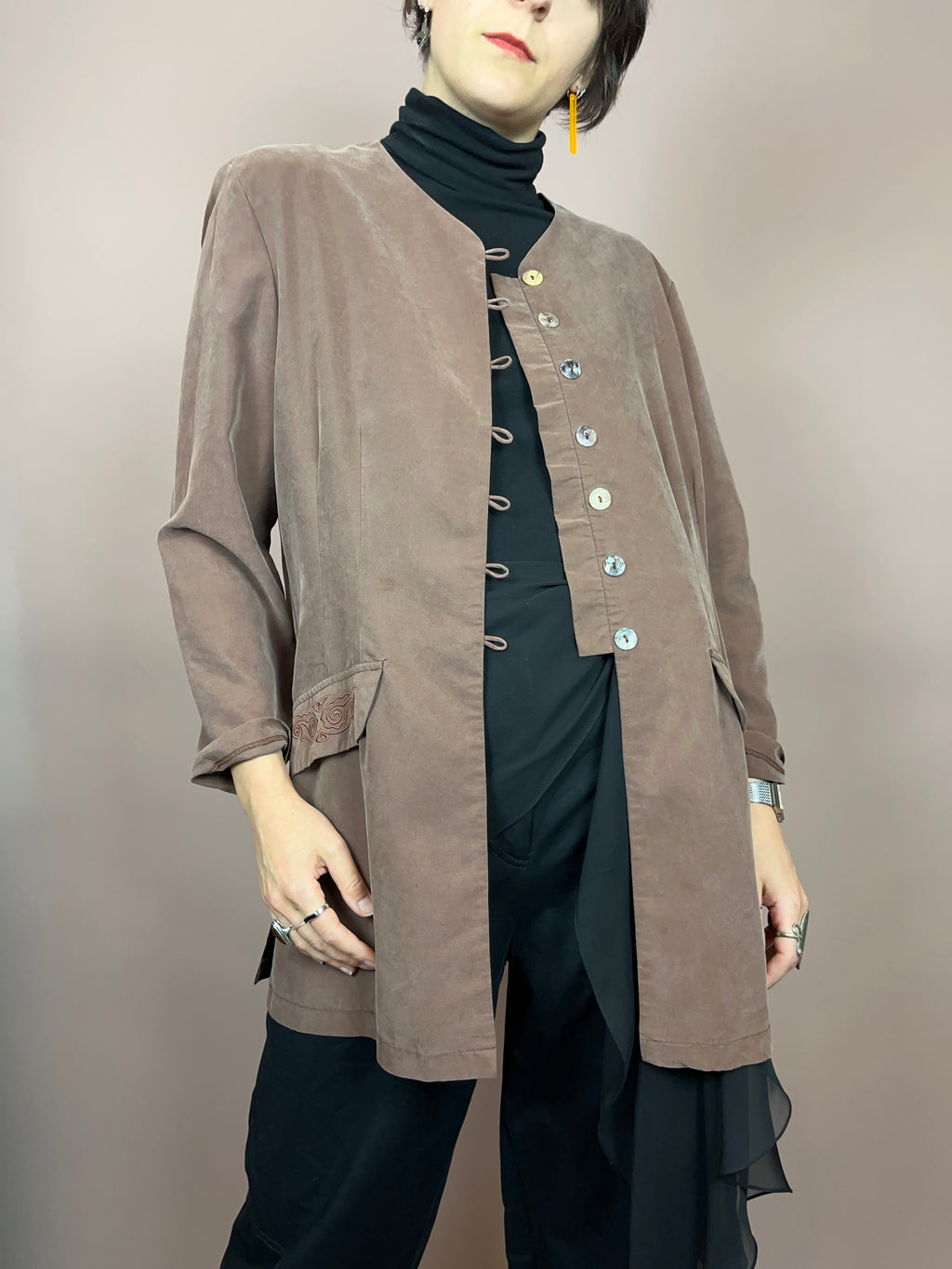 Blazer Mauve Stickerei Gr. 38