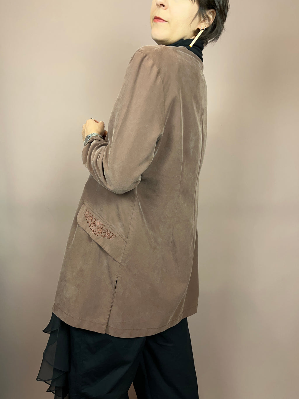 Blazer Mauve Stickerei Gr. 38