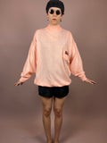 Pullover High Neck Salmon Gr. XL