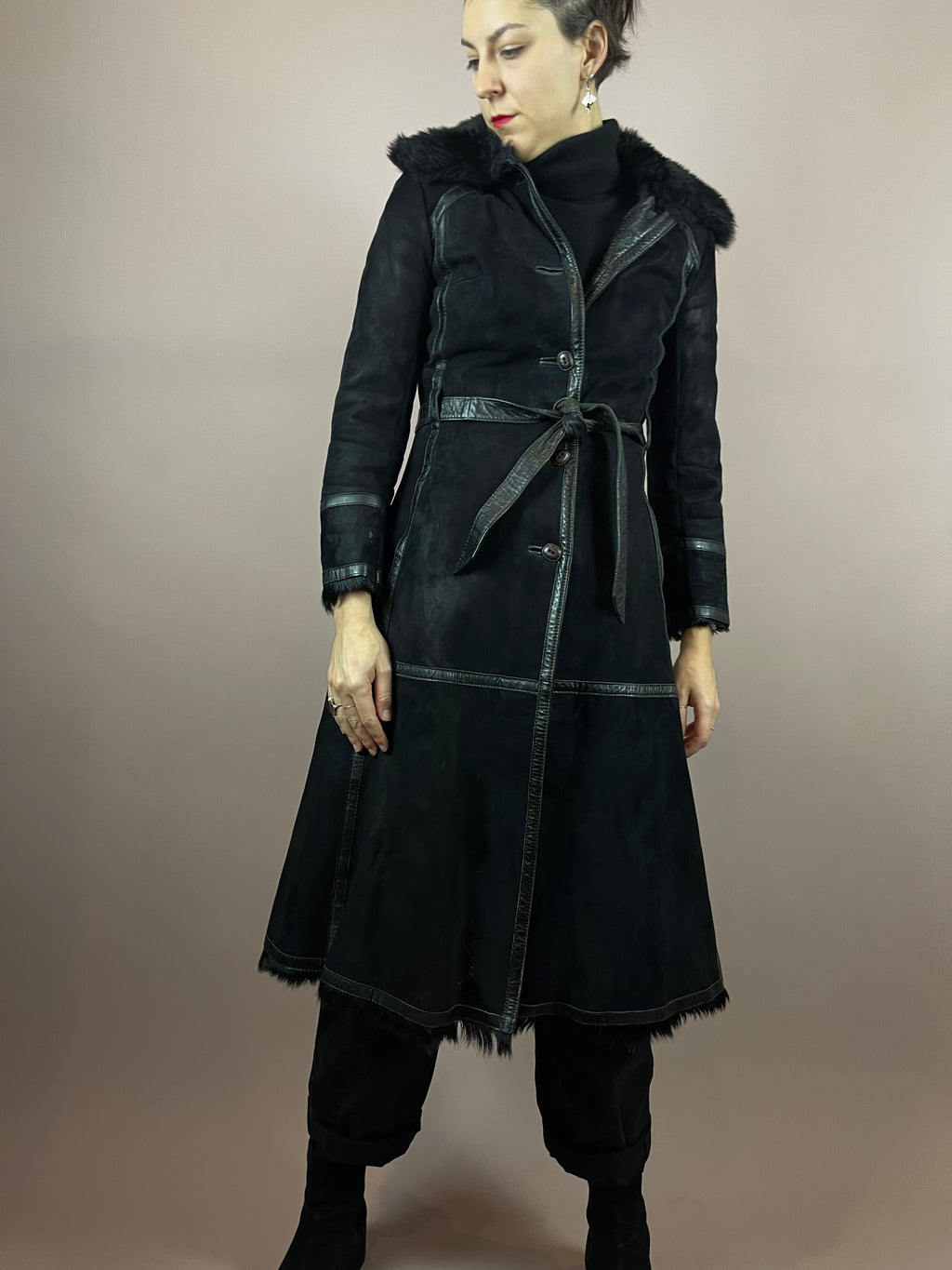 Penny Lane Coat Black Gr. 34