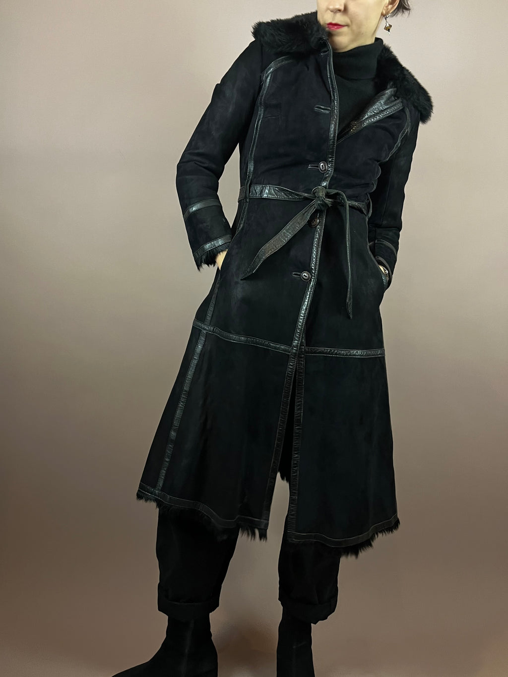 Penny Lane Coat Black Gr. 34