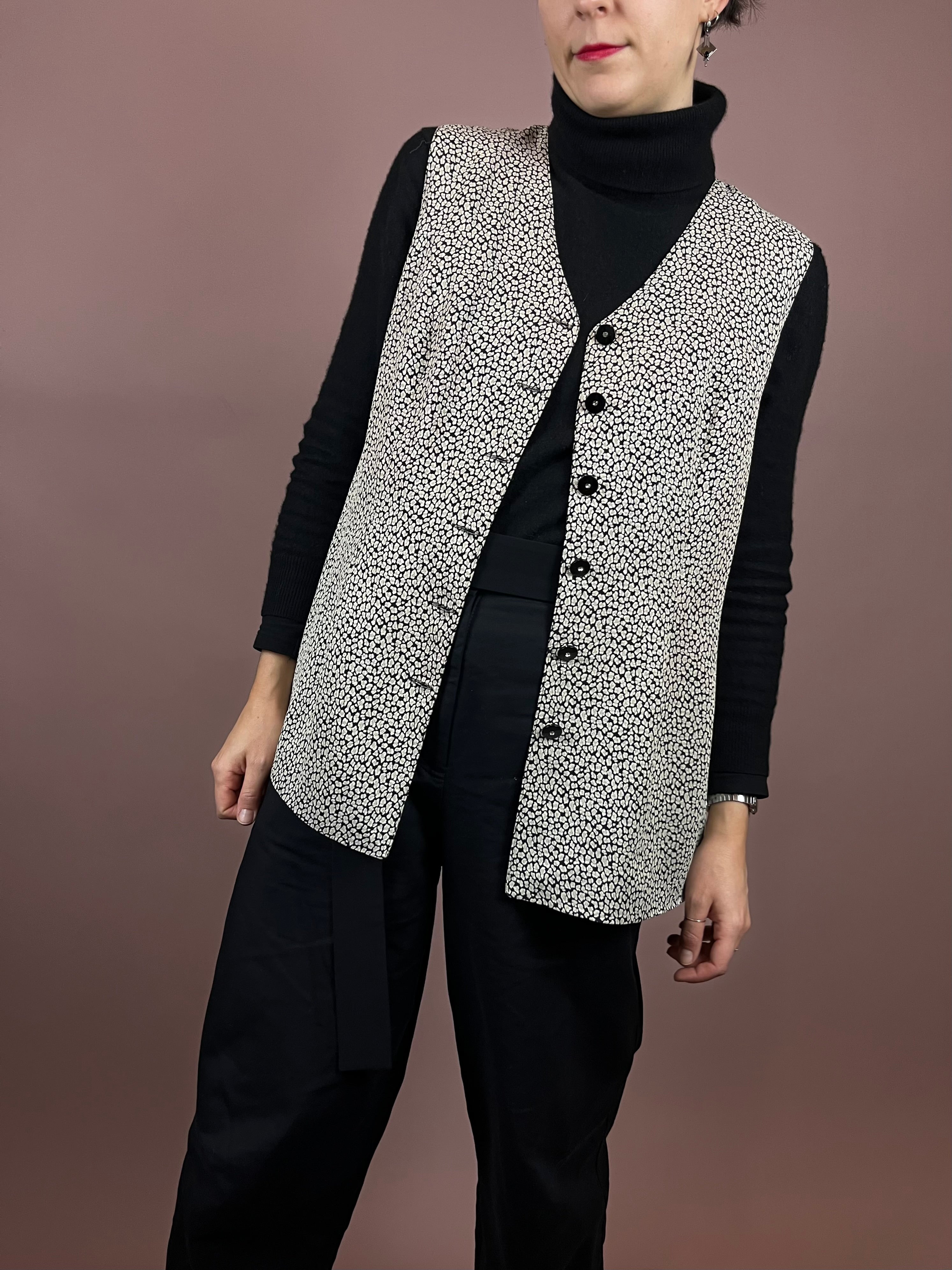 Vest Pattern Glitter Gr. 42