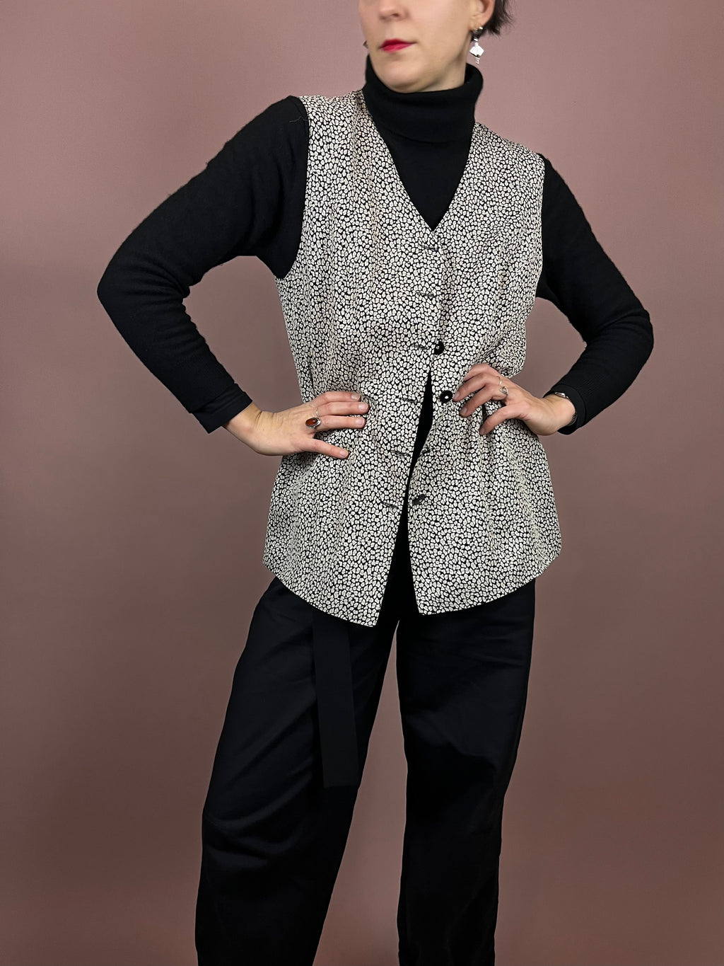 Vest Pattern Glitter Gr. 42