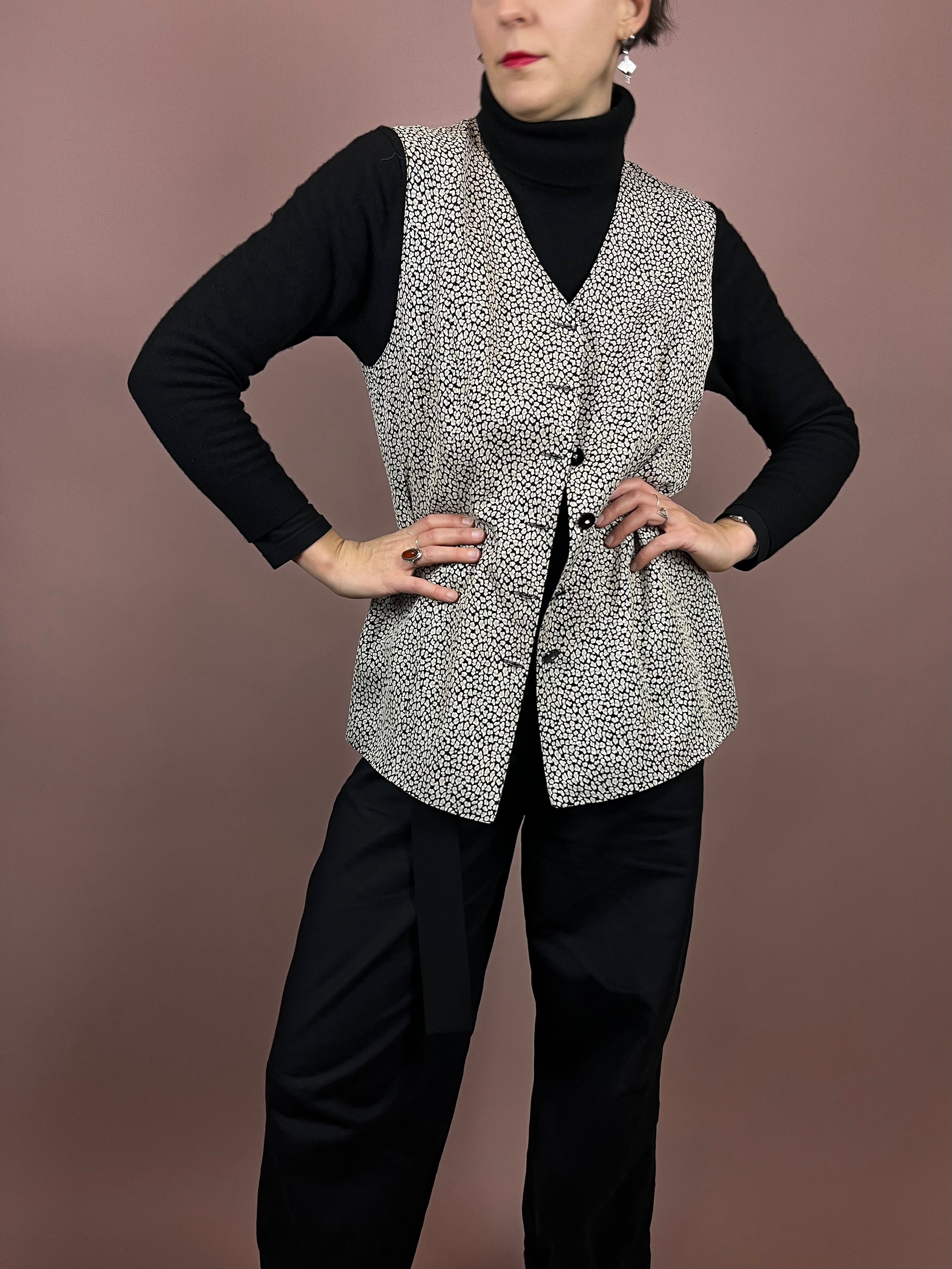 Vest Pattern Glitter Gr. 42
