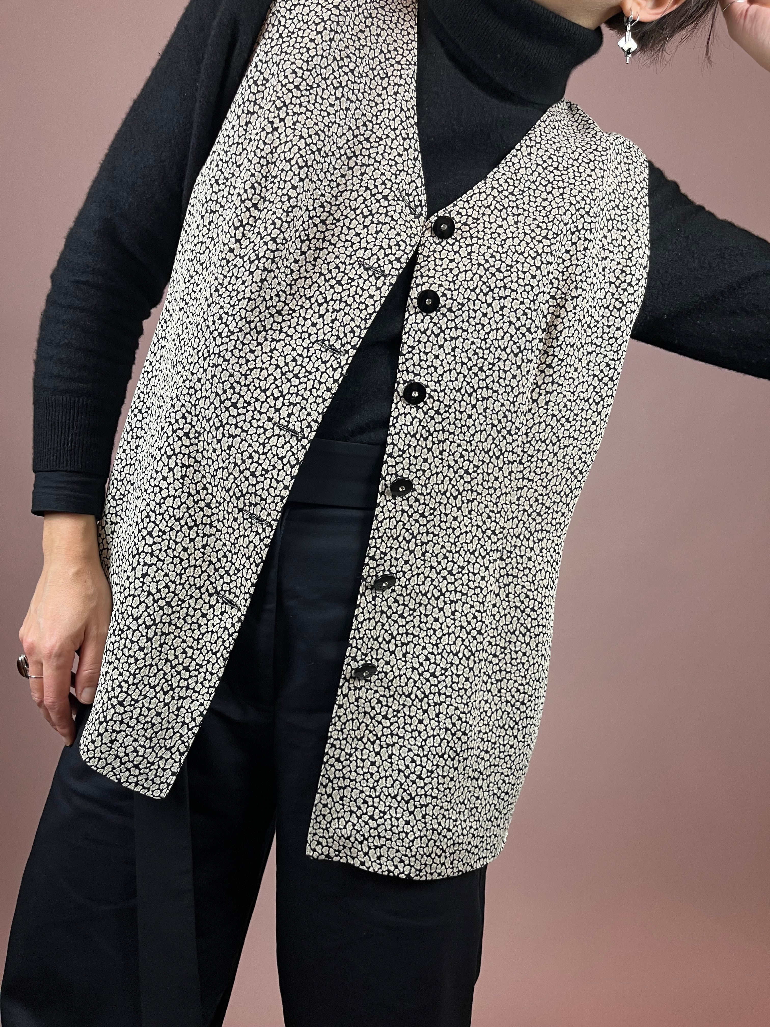 Vest Pattern Glitter Gr. 42