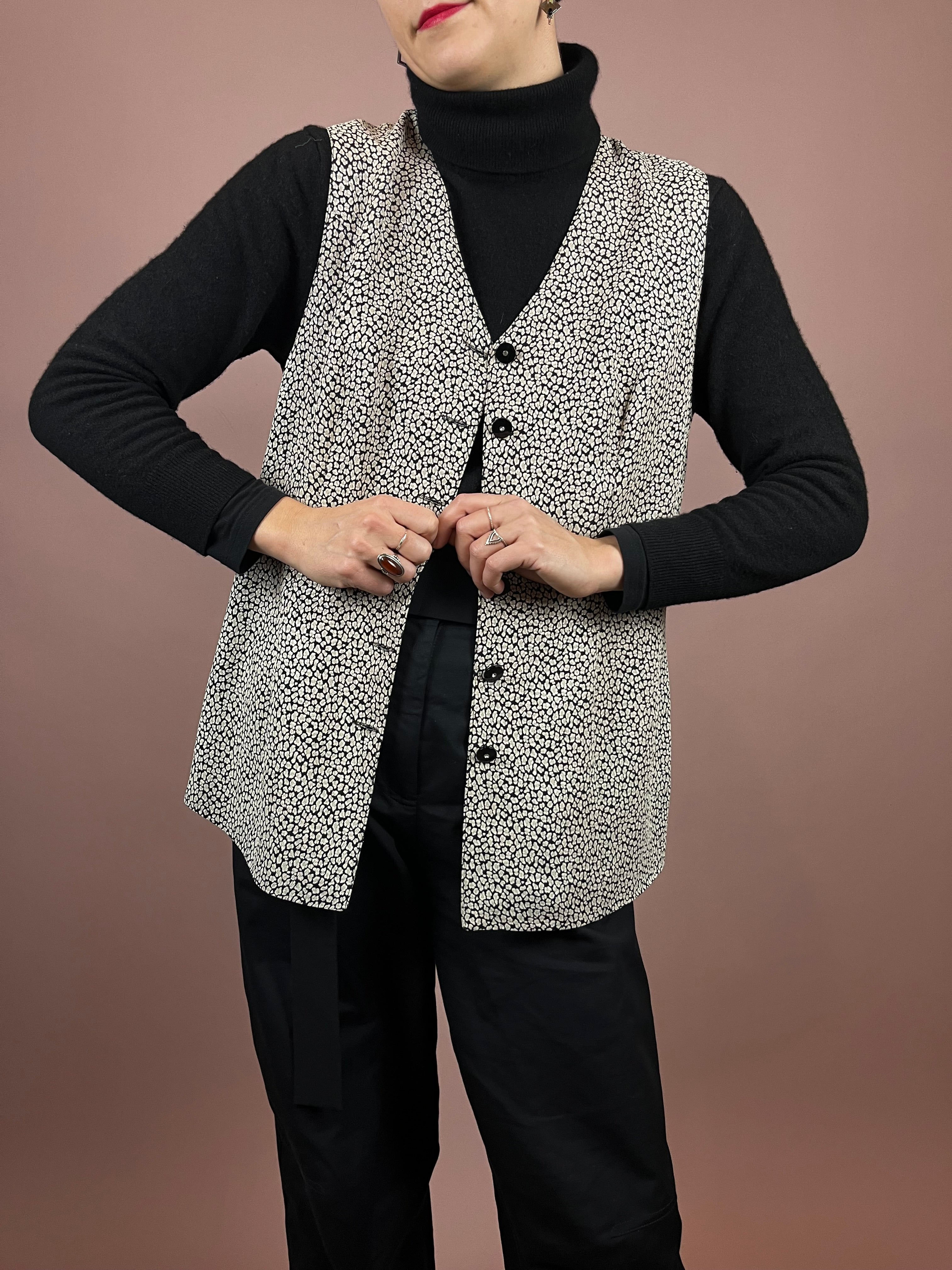 Vest Pattern Glitter Gr. 42