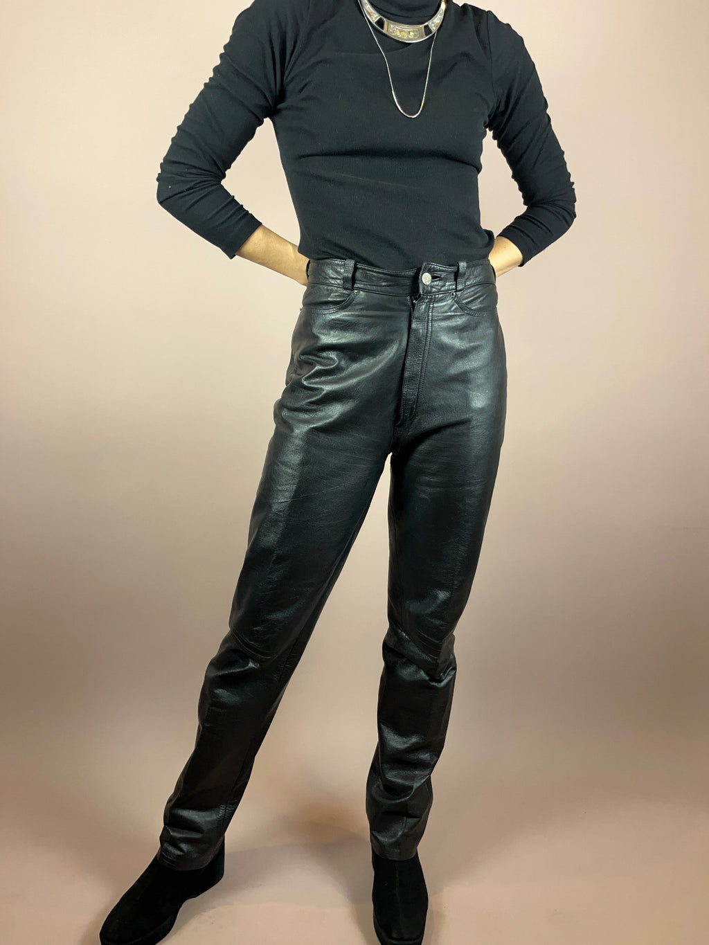 Leatherpants Glossy Gr. 38