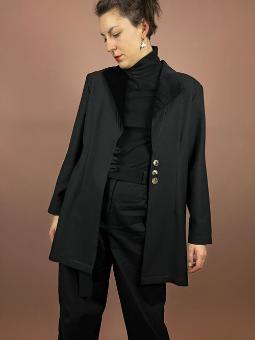 Blazer Black Velvet Gr. 38/40