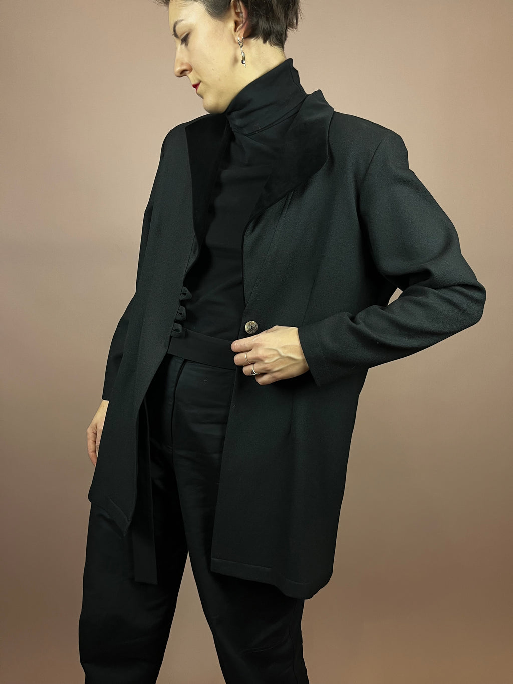 Blazer Black Velvet Gr. 38/40