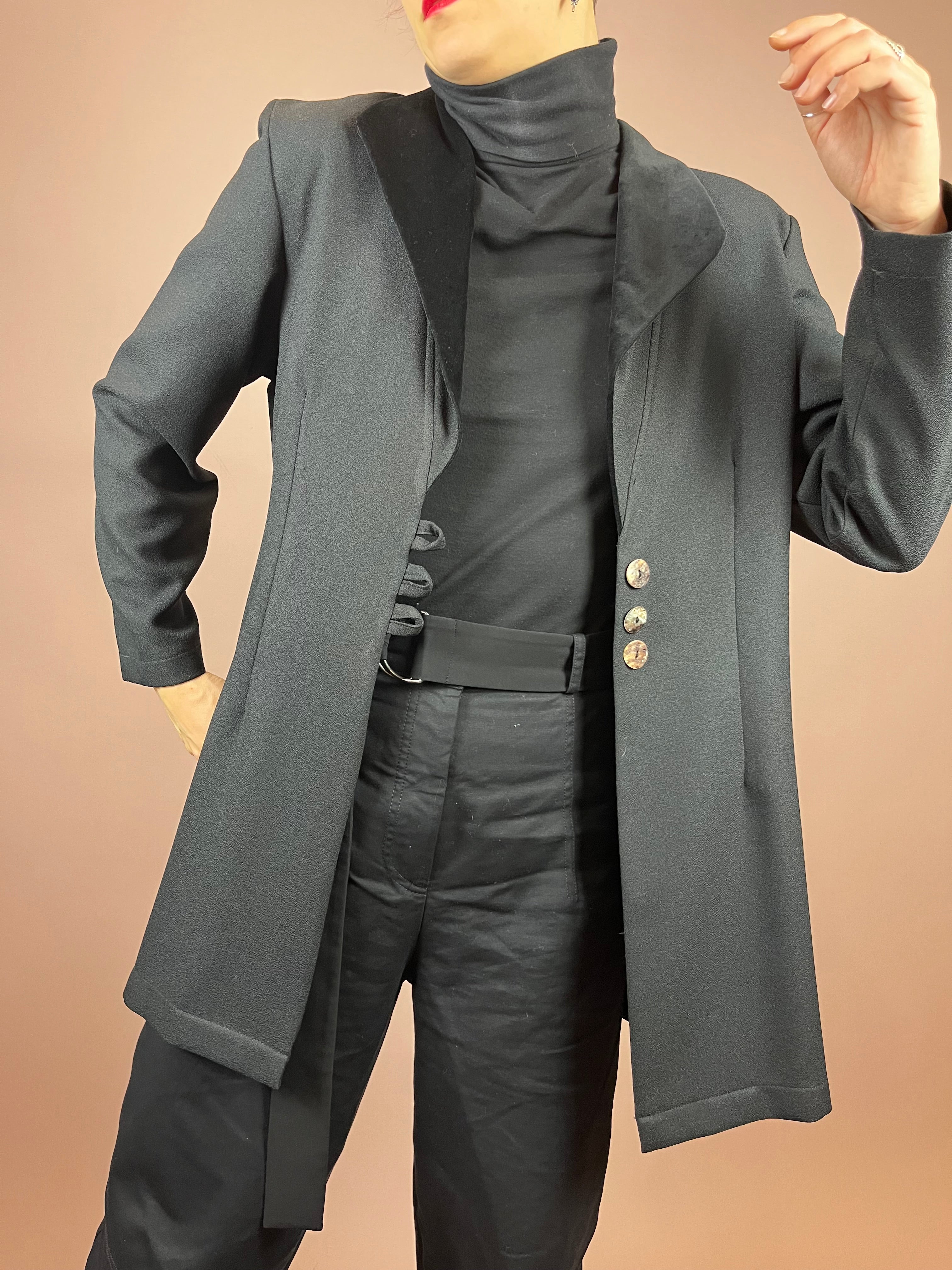 Blazer Black Velvet Gr. 38/40