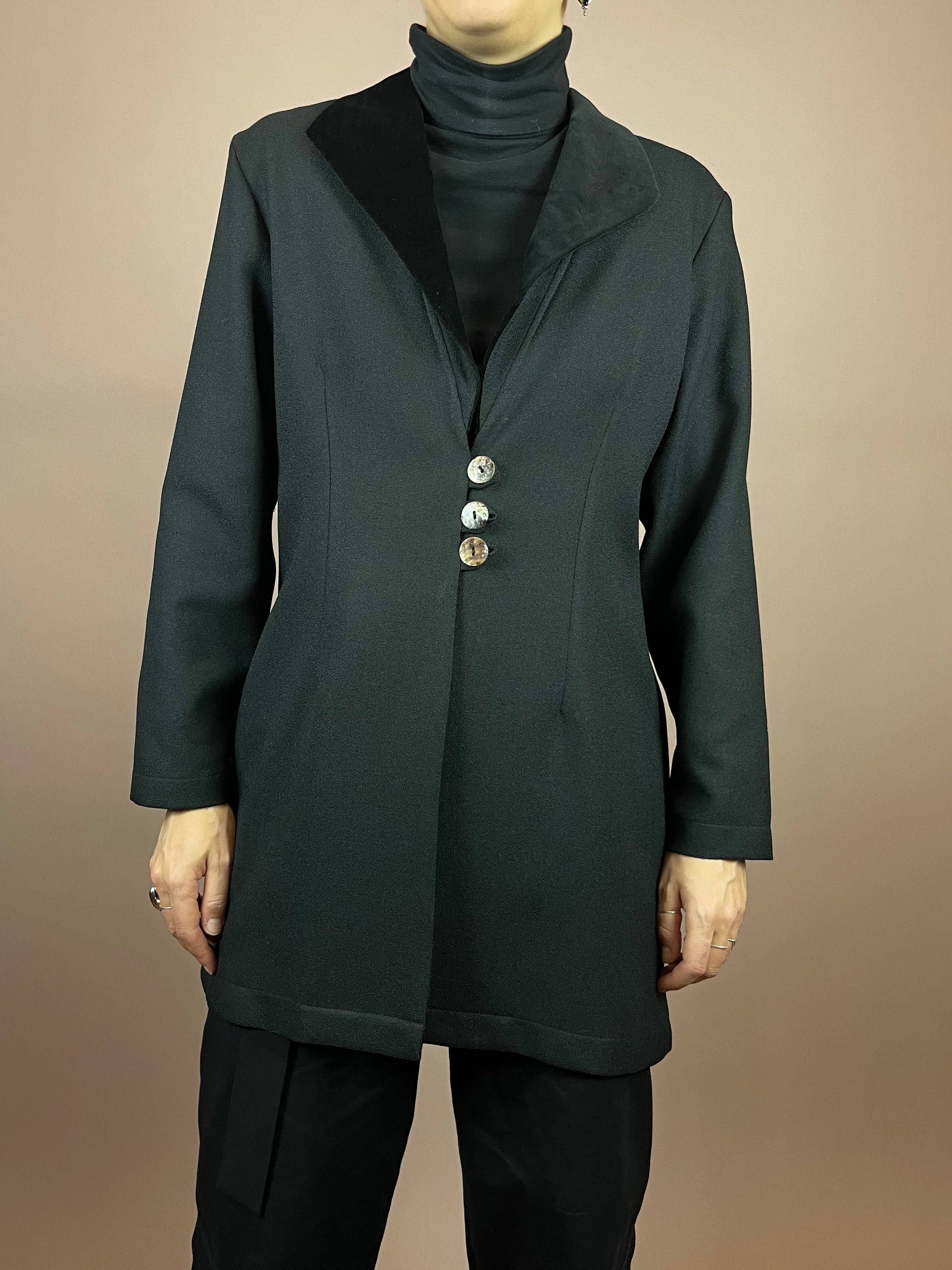Blazer Black Velvet Gr. 38/40