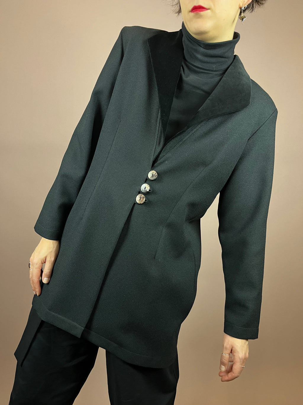 Blazer Black Velvet Gr. 38/40