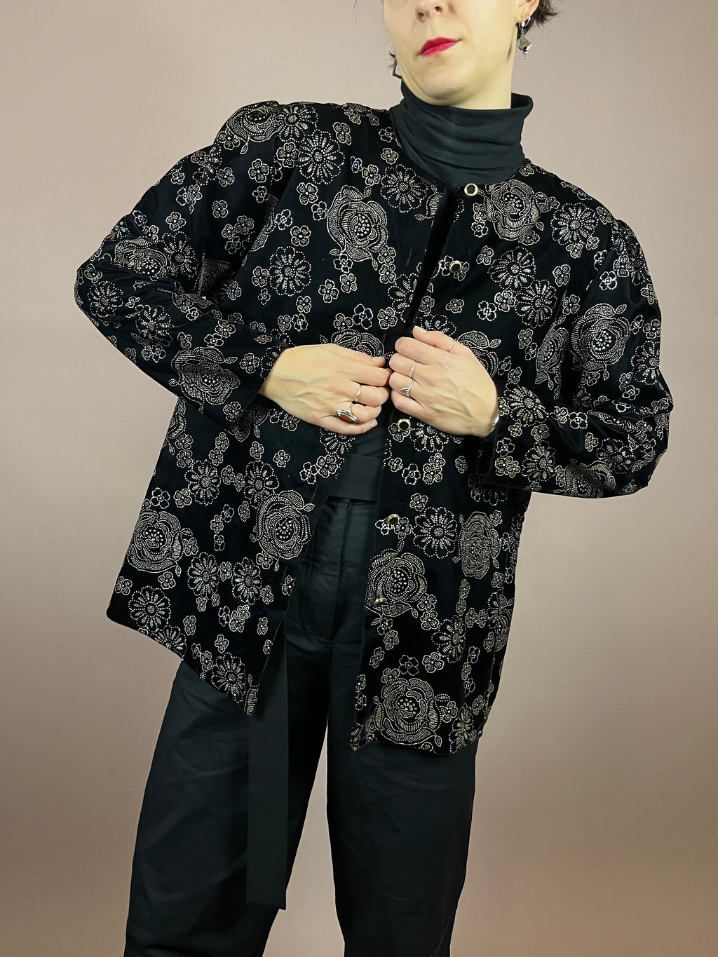 Blazer Velvet Glitter Gr. 44