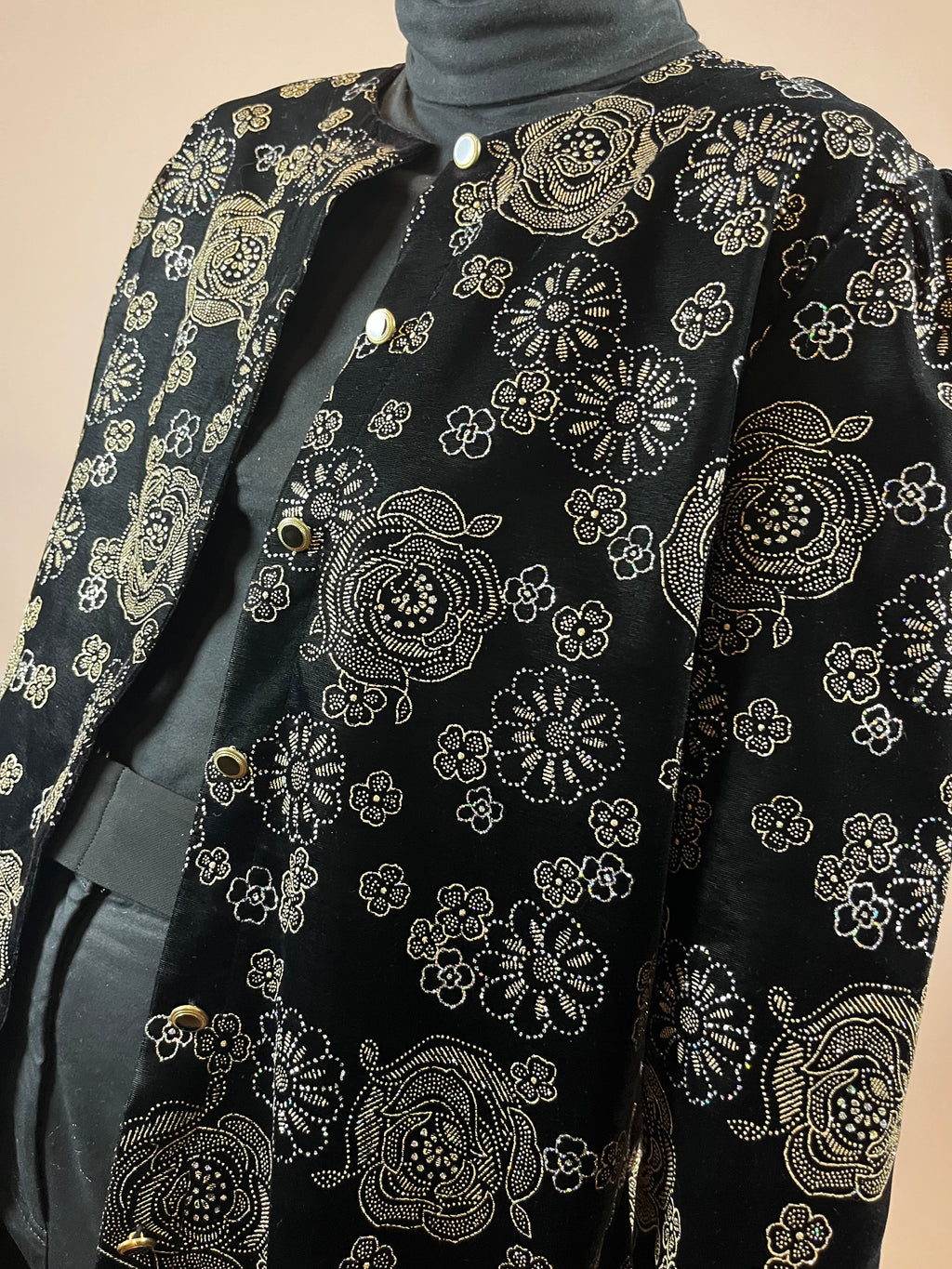 Blazer Velvet Glitter Gr. 44