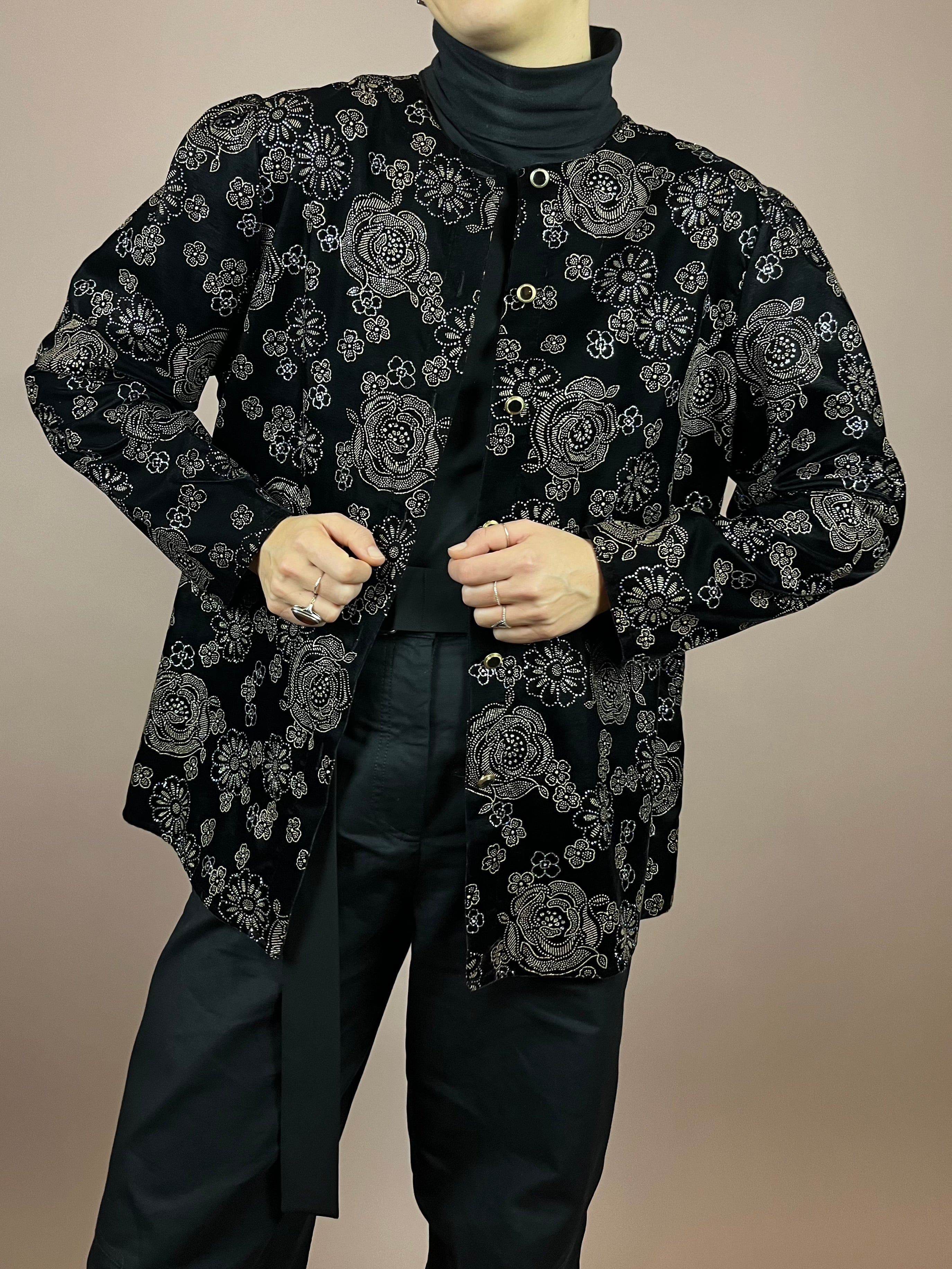 Blazer Velvet Glitter Gr. 44