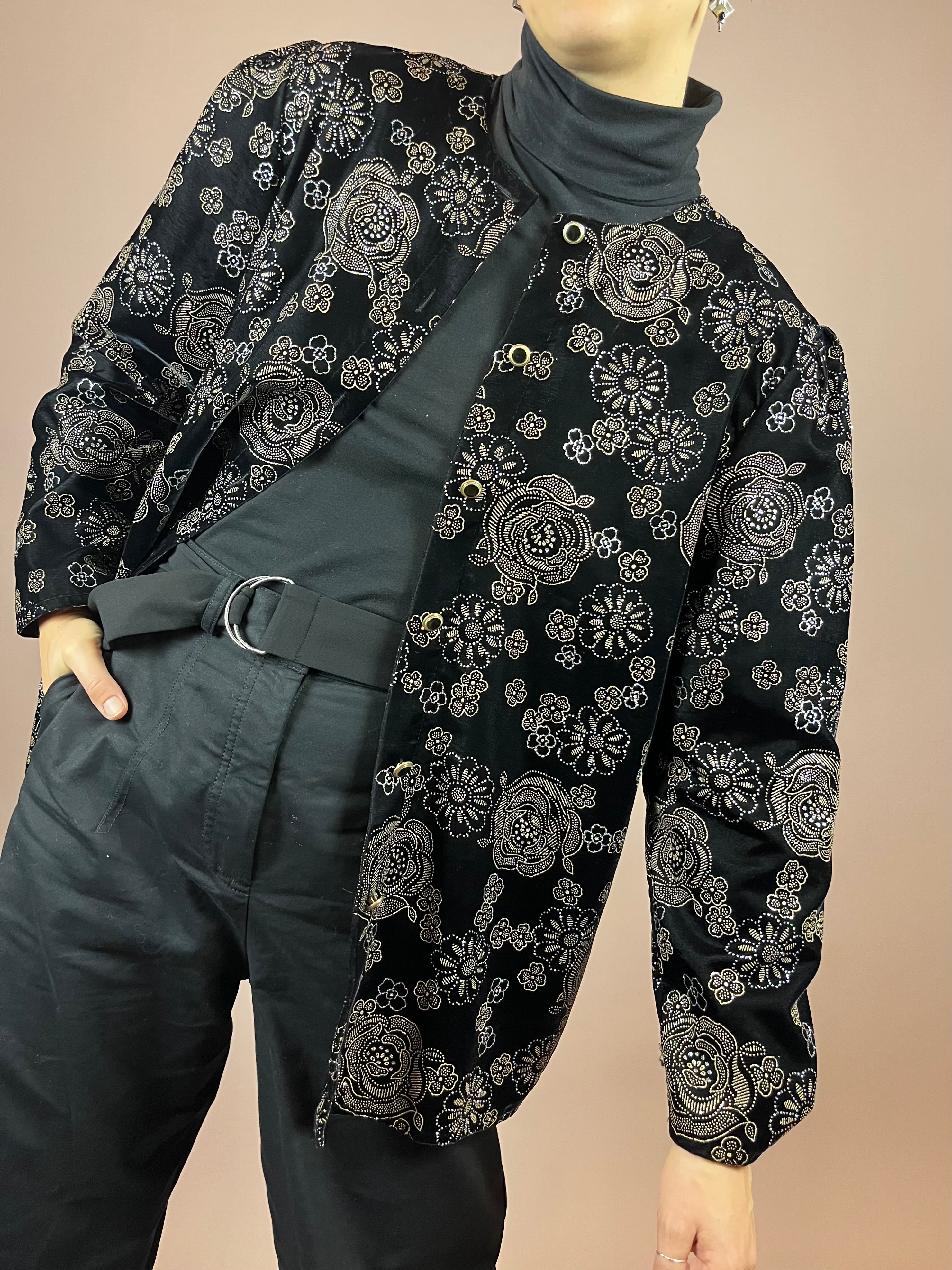 Blazer Velvet Glitter Gr. 44