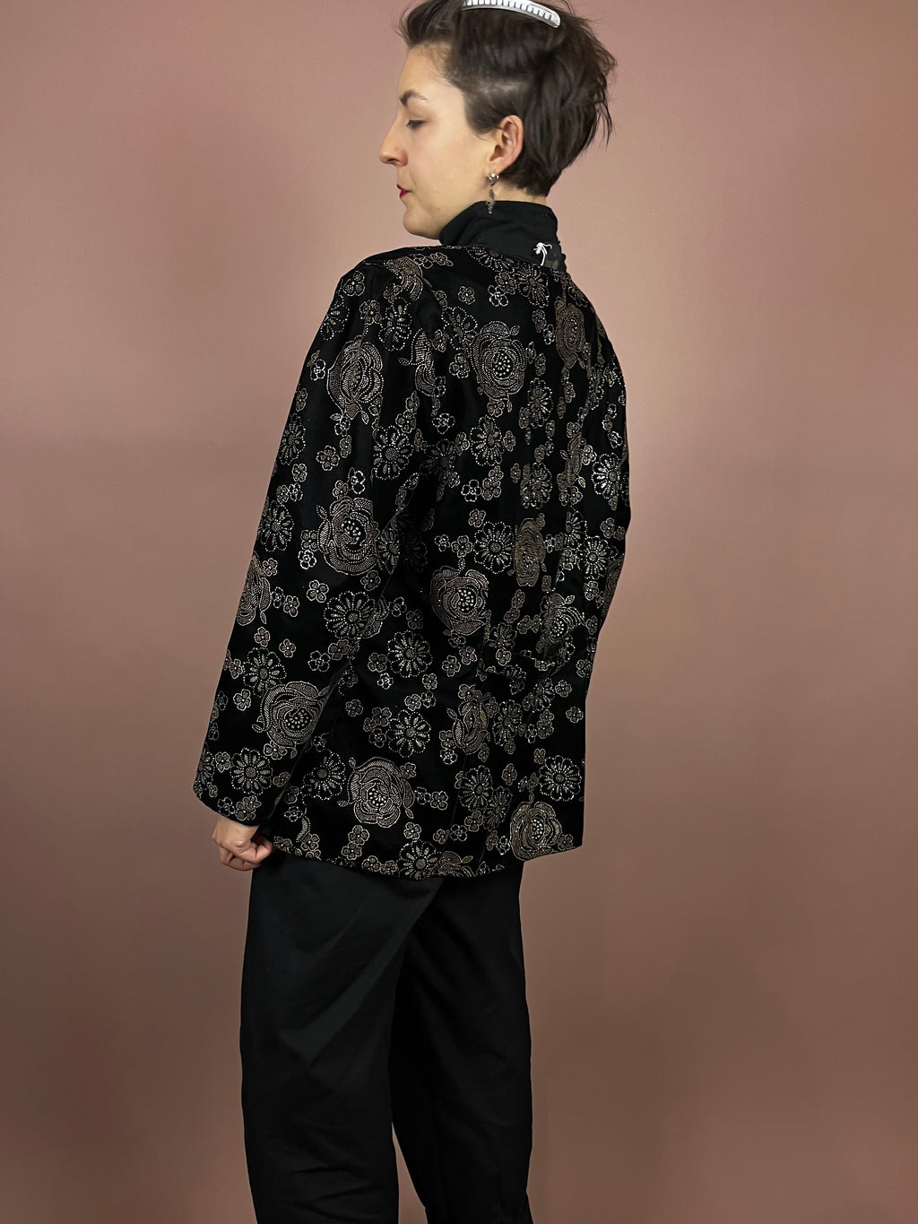 Blazer Velvet Glitter Gr. 44