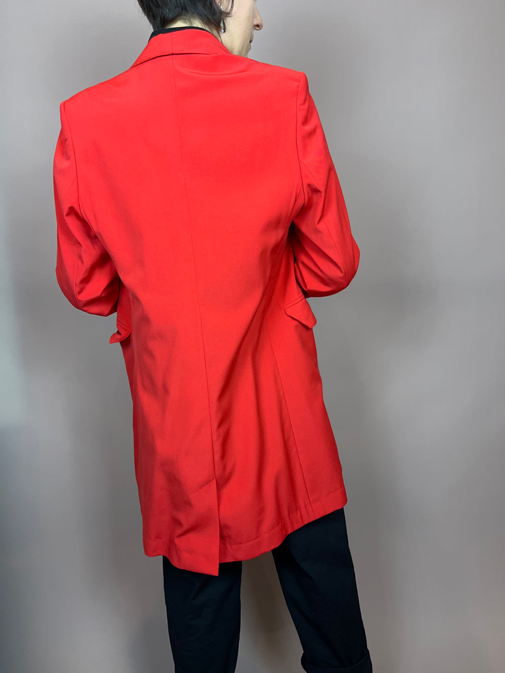 Blazer Gehrock Rot Gold Gr. 40