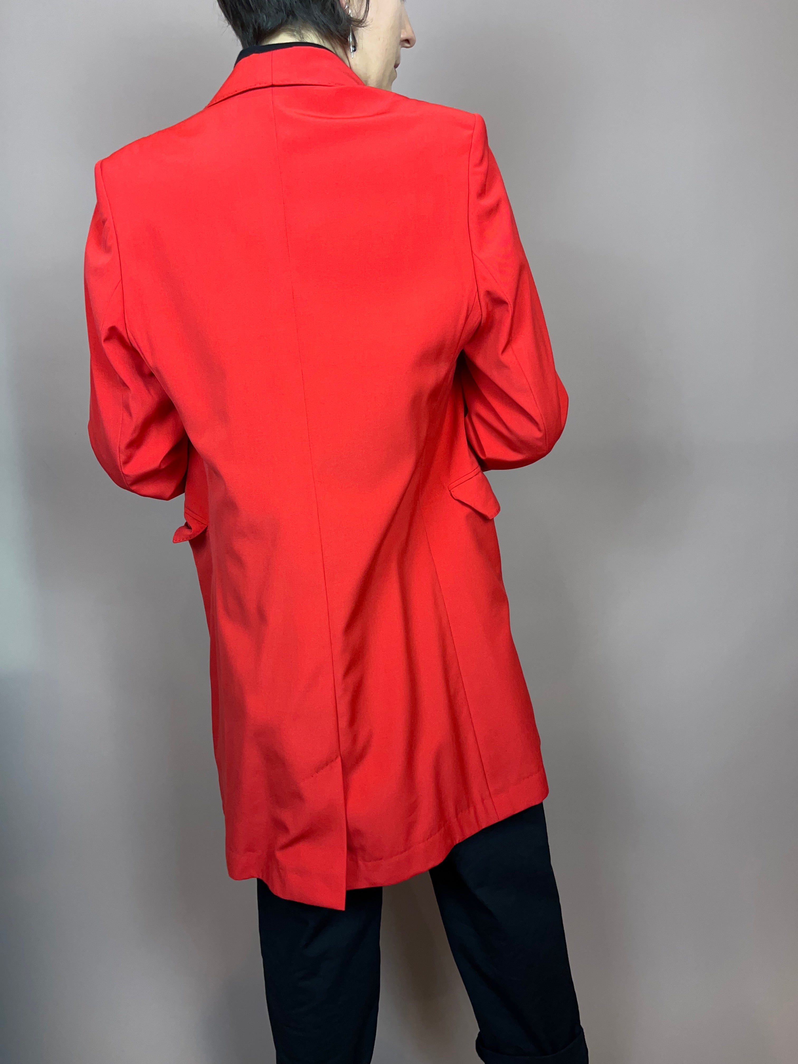 Blazer Gehrock Rot Gold Gr. 40