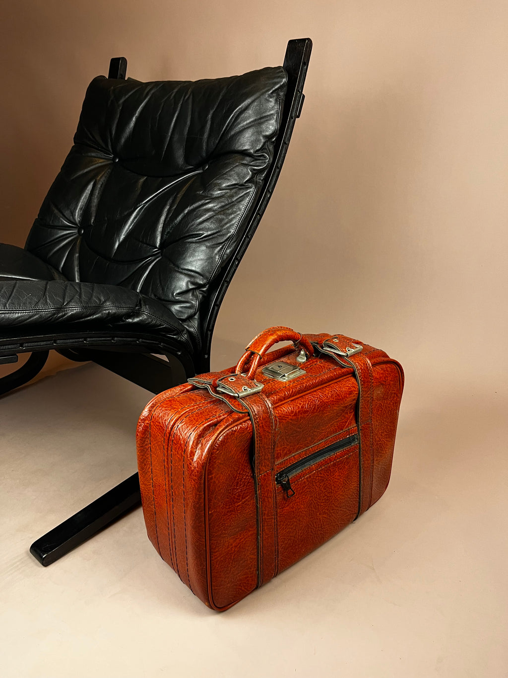 Suitcase Leather Fox Small