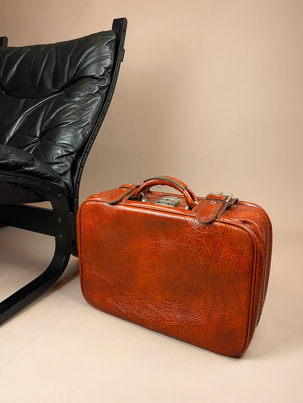 Suitcase Leather Fox Small