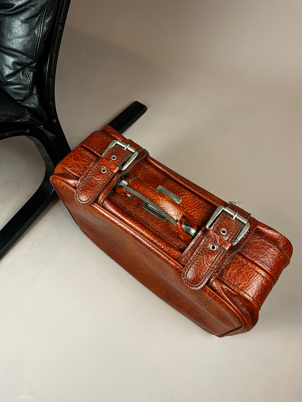 Suitcase Leather Fox Small