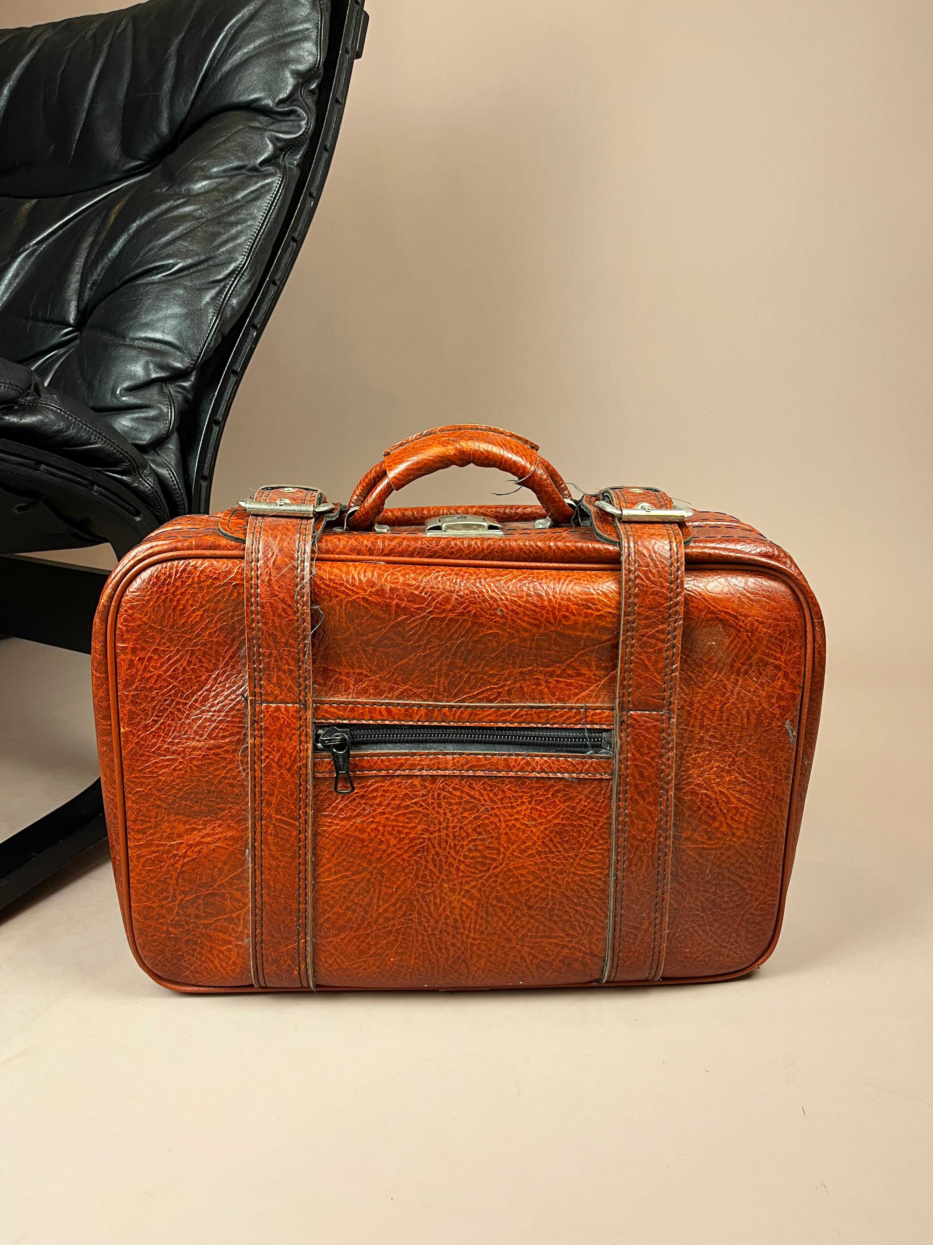 Suitcase Leather Fox Small