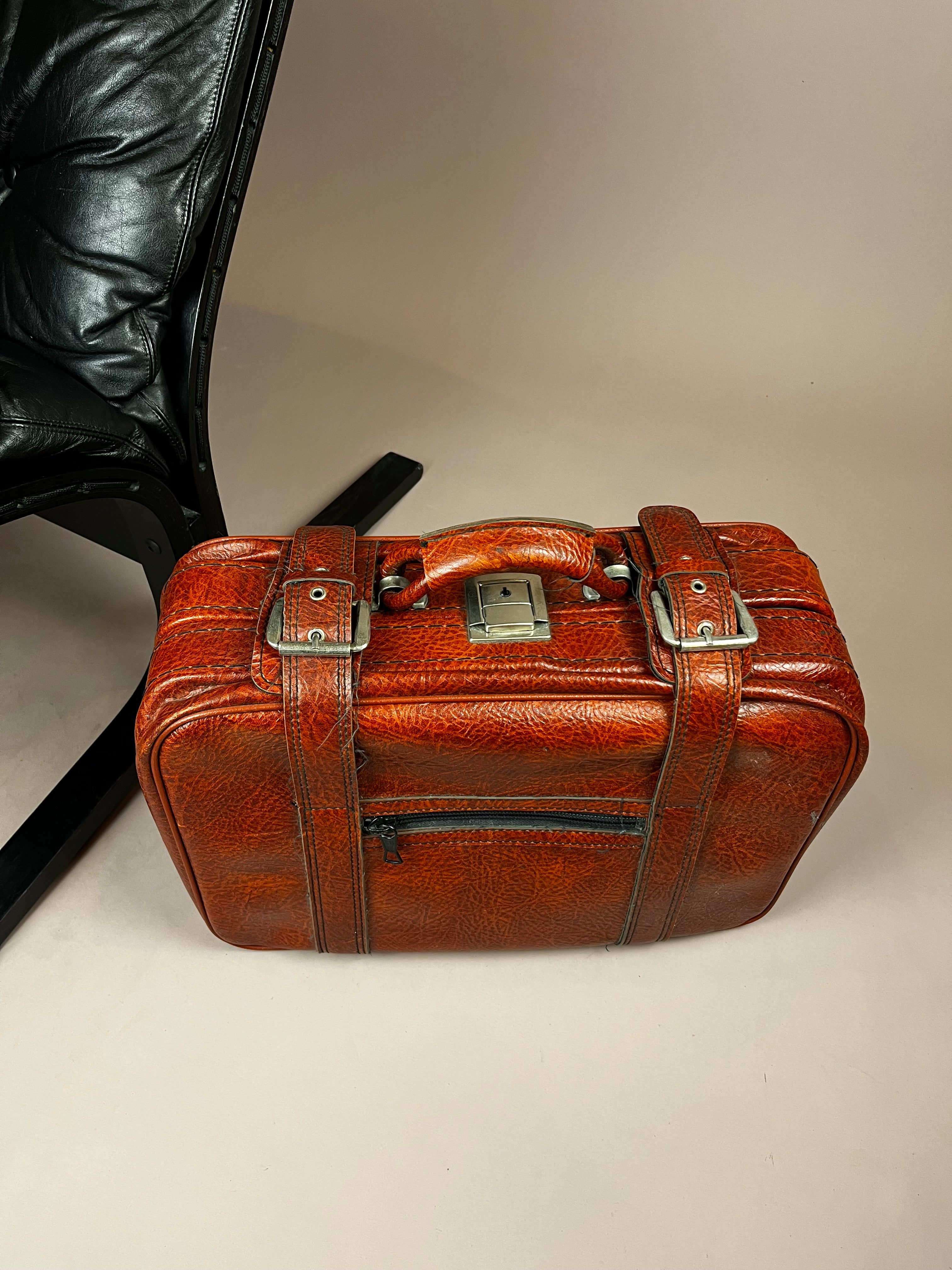 Suitcase Leather Fox Small