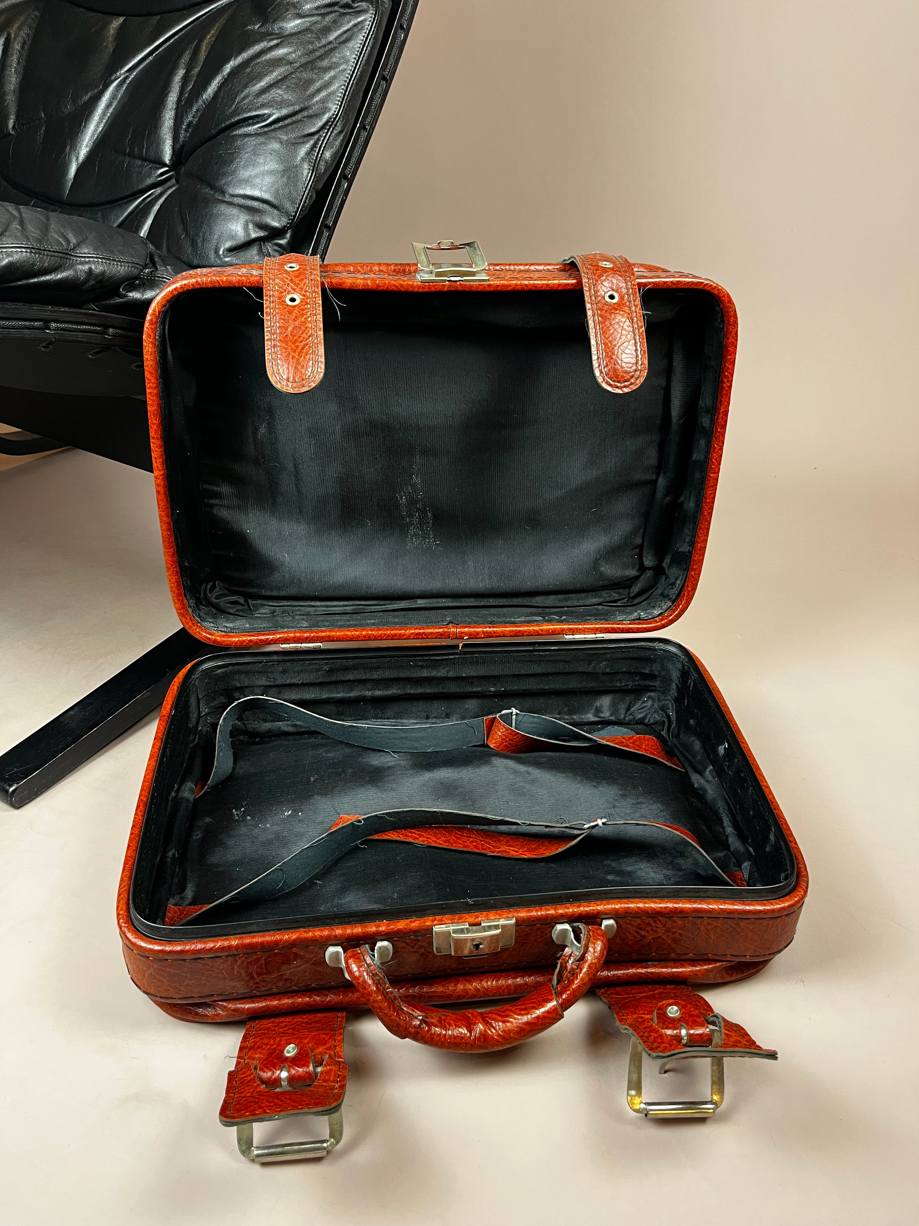 Suitcase Leather Fox Small