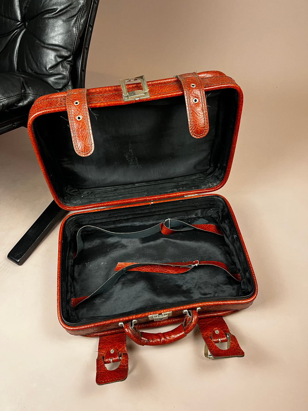 Suitcase Leather Fox Small