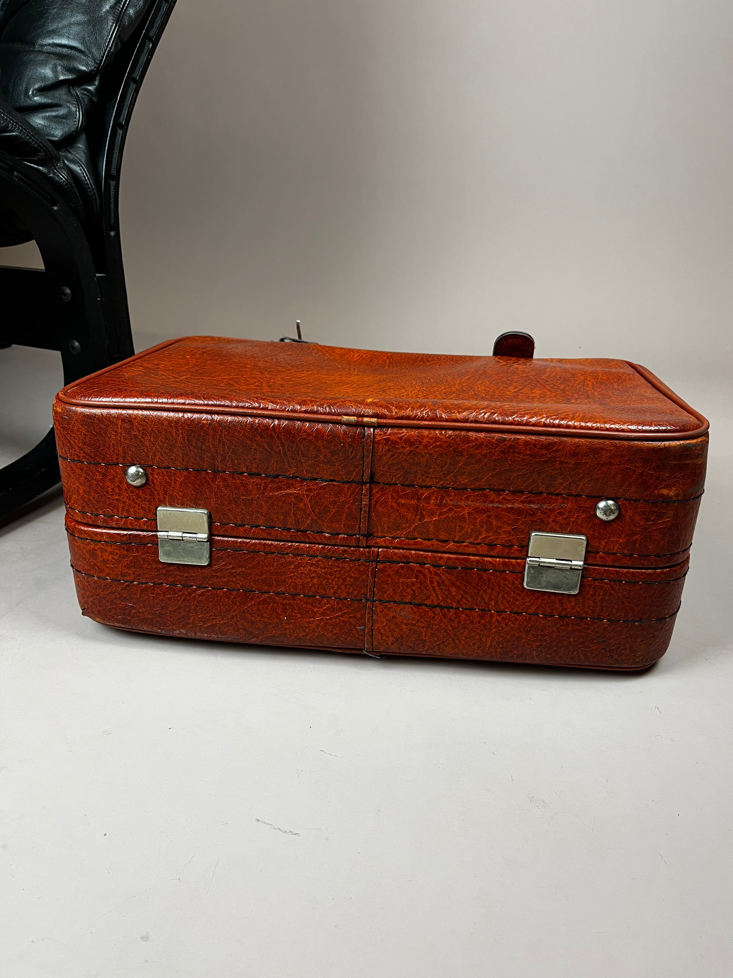 Suitcase Leather Fox Small