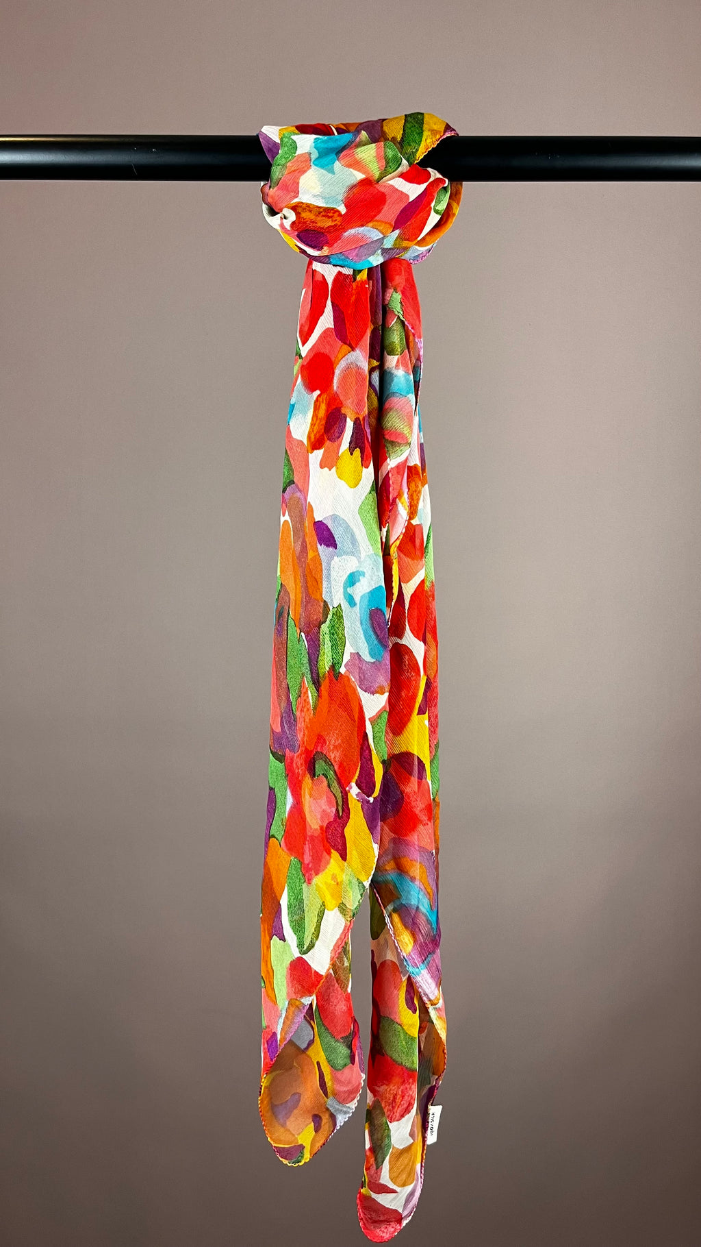 Silk Scarf Red